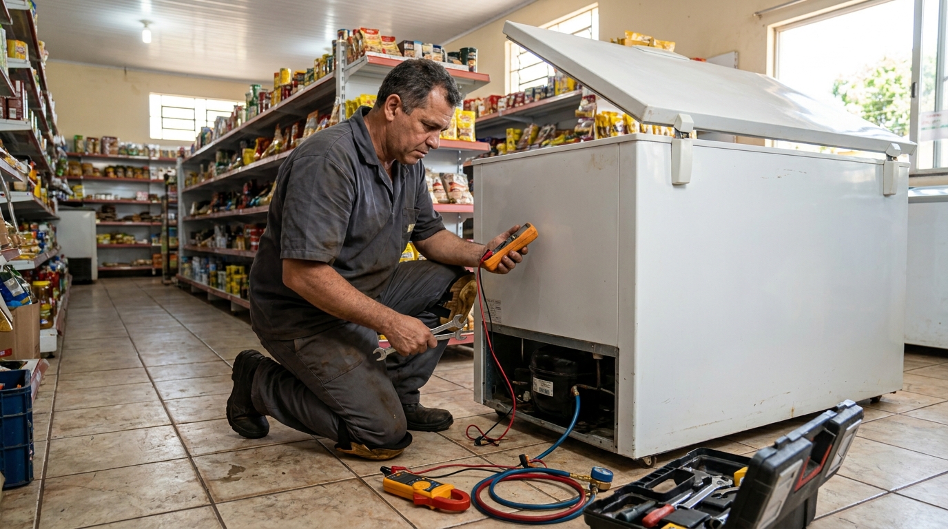 Manutenção em Motor Ventilador em Marília‑SP