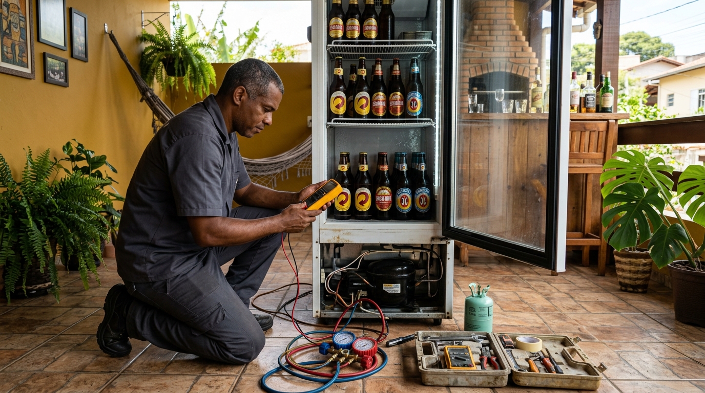 Reparo de Cervejeira Residencial em Marília‑SP